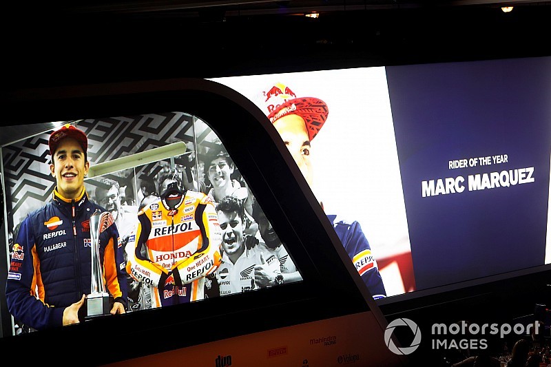 Márquez se lleva el Autosport Award al mejor piloto de motos 2018