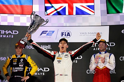 Abu Dhabi F2: Russell secures title with feature race win