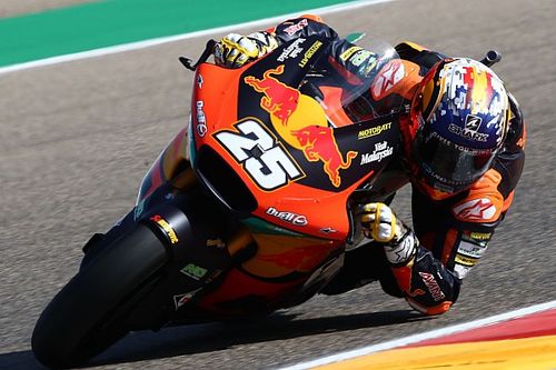 Un lesionado Fernández vence en Aragón en Moto2