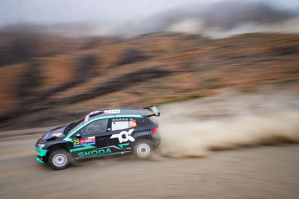 Gus Greensmith, Jonas Andersson, Toksport WRT Skoda Fabia RS Rally2