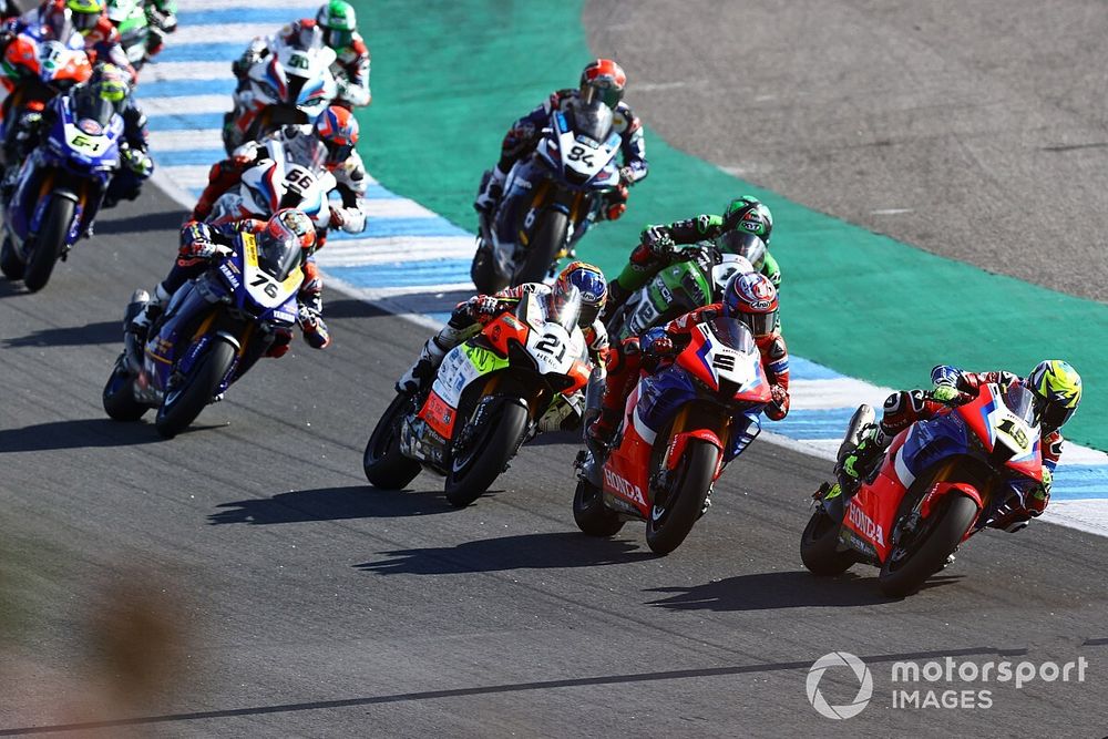 Alvaro Bautista, Team HRC, Leon Haslam, Team HRC, Michael Ruben Rinaldi, Team Goeleven