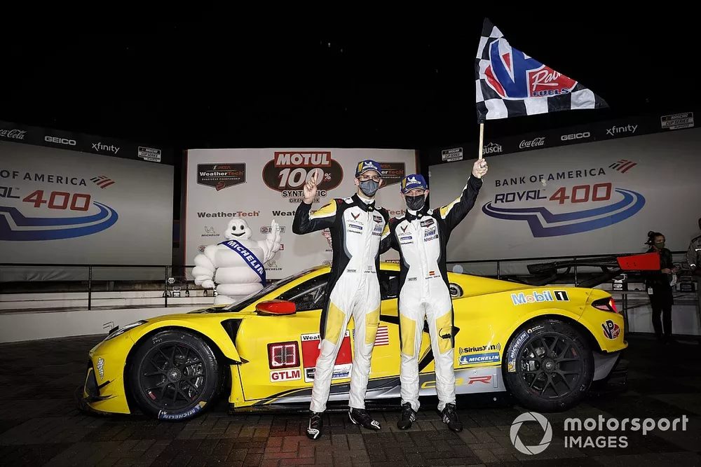 GTLM Race winners: #3 Corvette Racing Corvette C8.R, GTLM: Antonio Garcia, Jordan Taylor