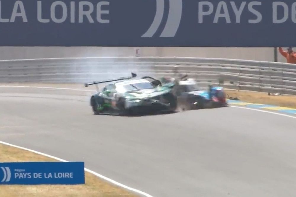 Accidente en Le Mans