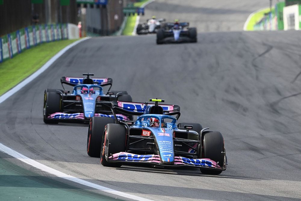 Esteban Ocon, Alpine A522, Fernando Alonso