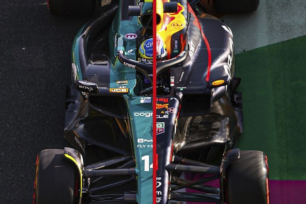 Red Bull Racing RB19 vs Aston Martin AMR23