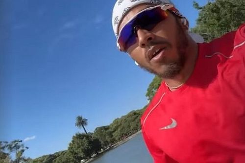 Hamilton está de visita en Argentina