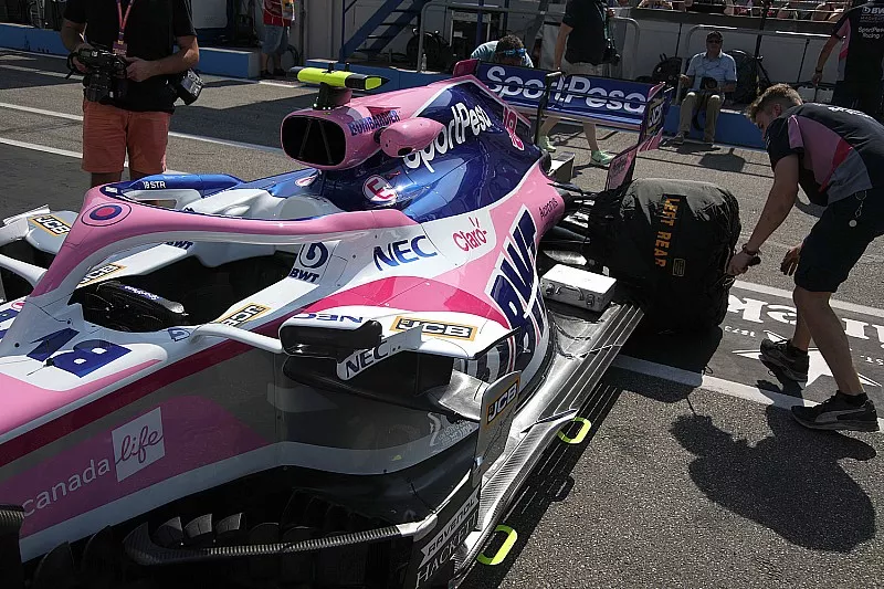 Racing Point RP19 sidepods detail