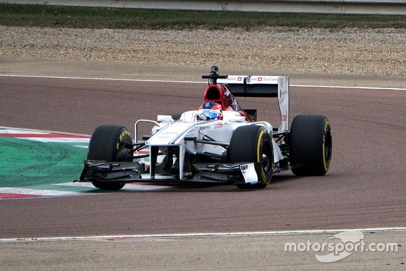 Fotogallery: il test di Tatiana Calderón con la Sauber a Fiorano