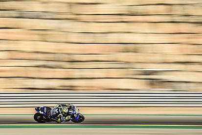 Rossi califica de "difícil" su día en Aragón