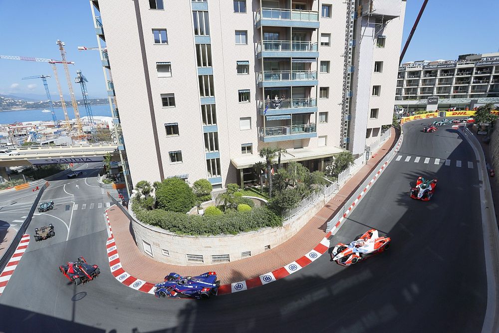Vista general del circuito de M&oacute;naco de F&oacute;rmula E