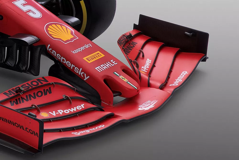 Ferrari SF1000 front wing detail
