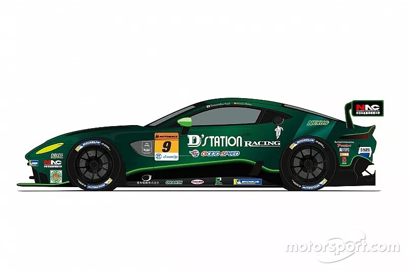 D'station Racing AMR Aston Martin Vantage GT3, livery
