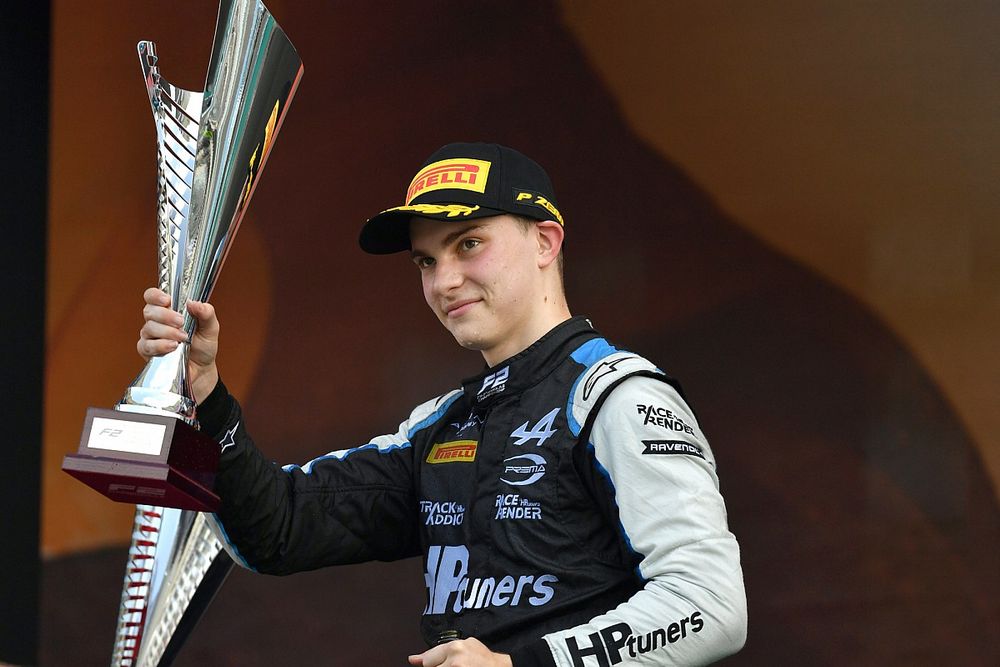  Oscar Piastri, Prema Racing, 1ª posición