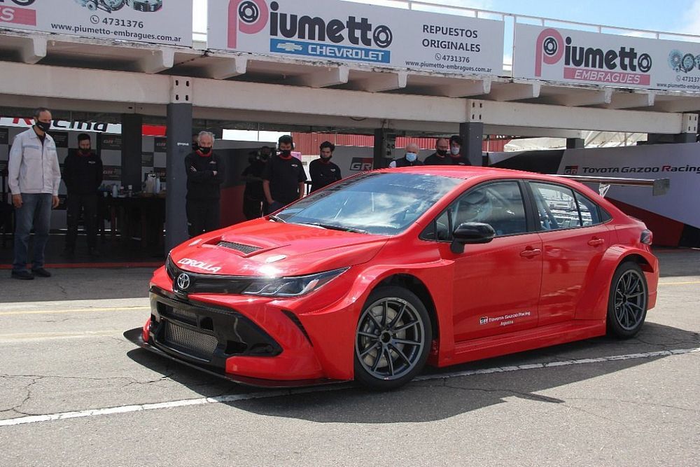 Toyota Corolla Sedan TCR que iniciou oficialmente seu primeiro teste de pista, na ultima segunda-feira, em C&oacute;rdoba, na Argentina
