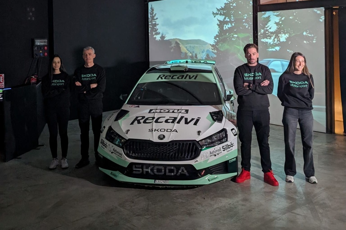 S-CER: Skoda presenta el coche con el que 'Cohete' Suárez buscará su cuarto título