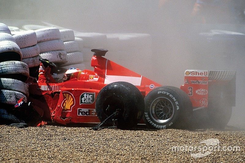Choque de Michael Schumacher, Ferrari