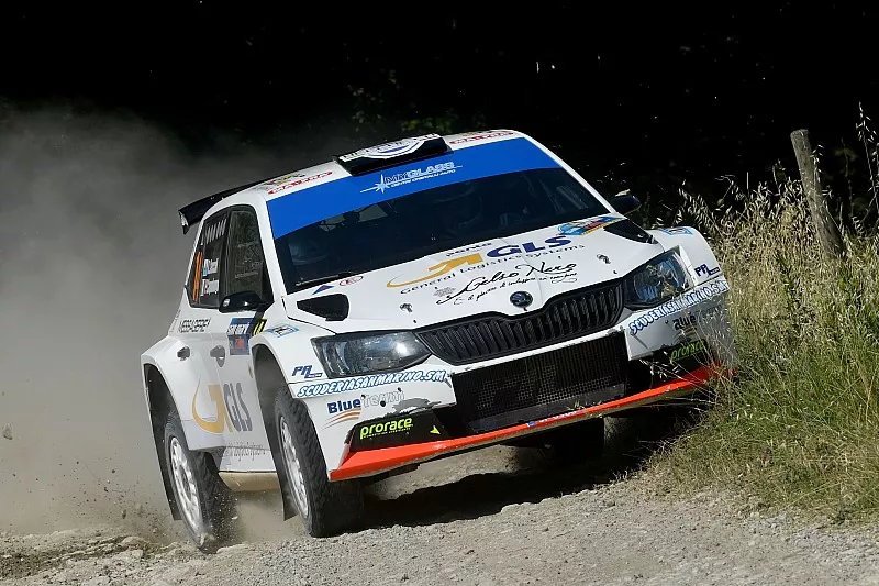 Daniele Ceccoli, Piercarlo Capolongo, Skoda Fabia R5, Scuderia San Marino
