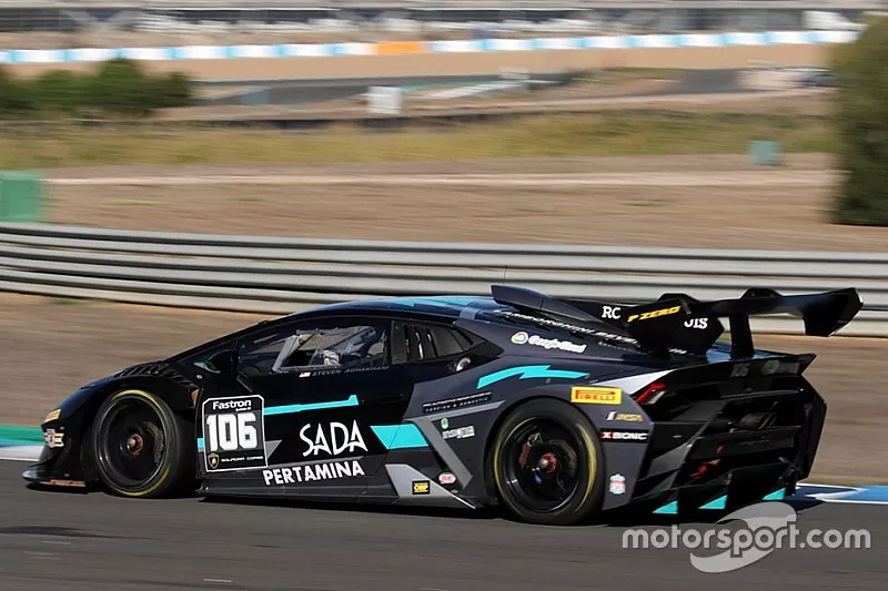 #106 Huracan Super Trofeo Evo, US RaceTronics: Steven Aghakhani