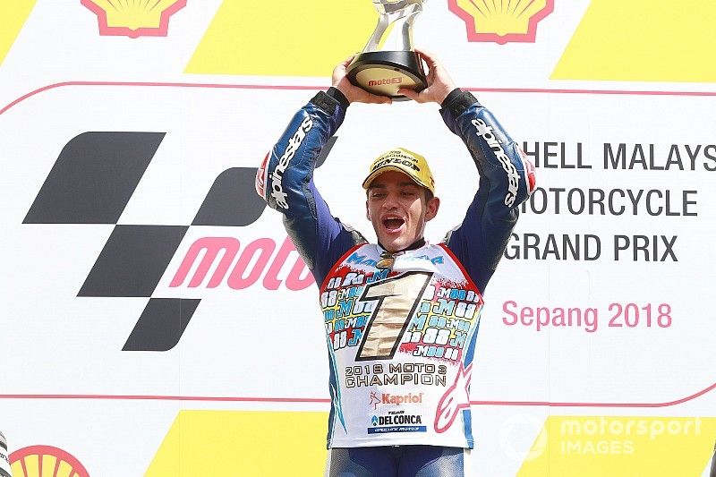 Campeón Jorge Martin, Del Conca Gresini Racing Moto3