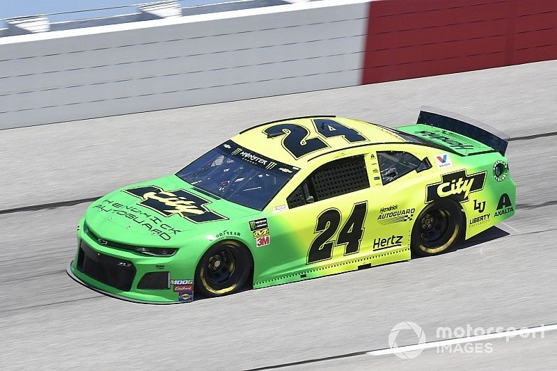  William Byron, Hendrick Motorsports, Chevrolet Camaro Hendrick Autoguard/City Chevrolet Throwback