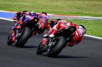 Bastianini: "Si hablamos de maniobras al l&iacute;mite, la de Mart&iacute;n no fue menos"