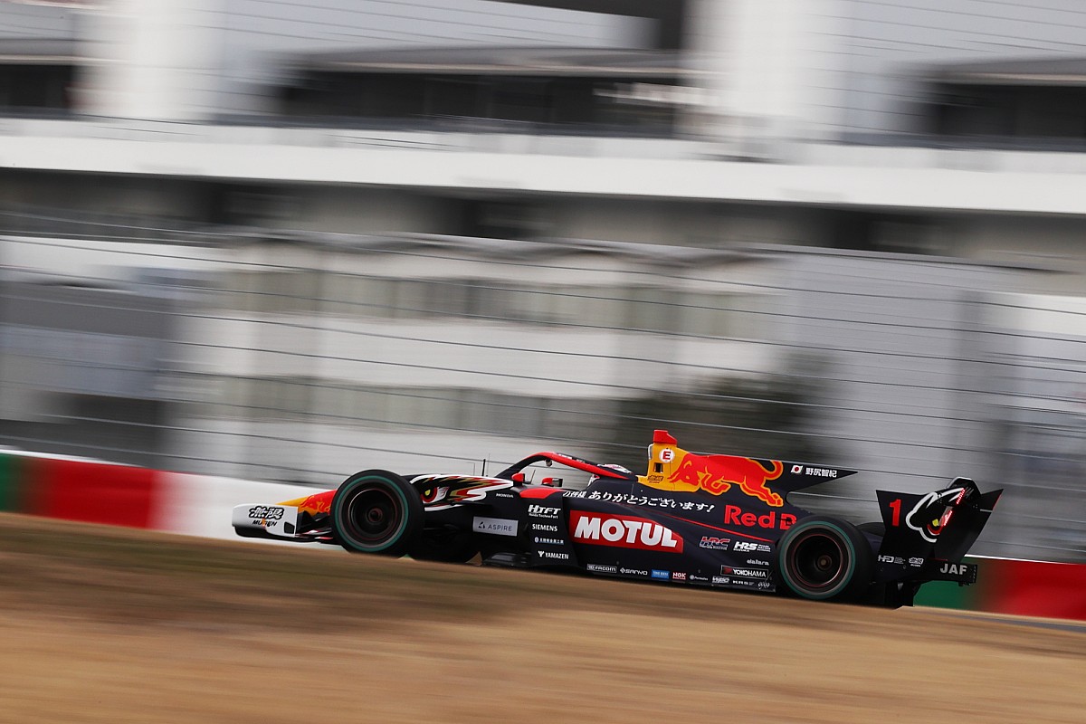 MUGEN Super Formula 2023 ローソンサイン入り 無限、スーパーフォーミュラマシン「Red Bull MOTUL MUGEN SF23