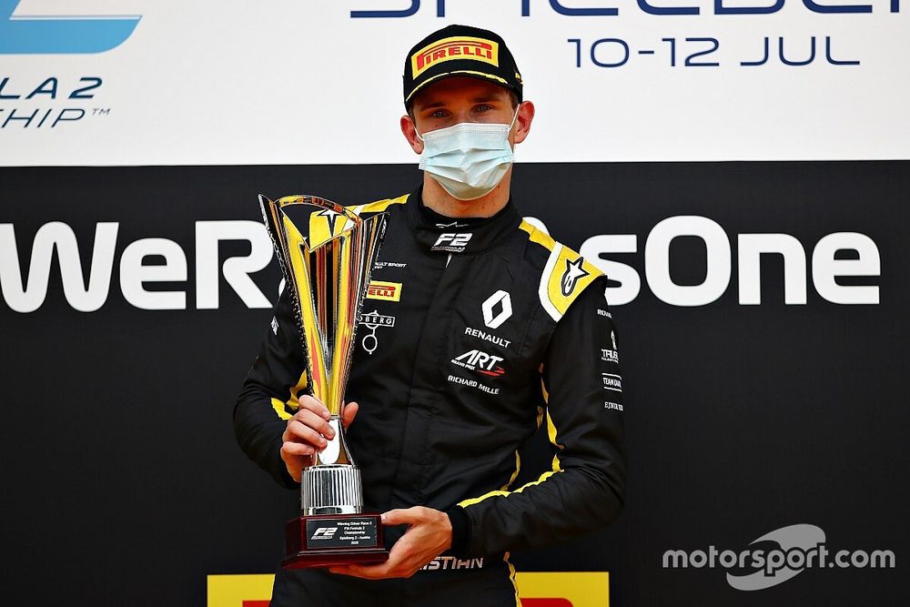 Le vainqueur Christian Lundgaard, ART Grand Prix