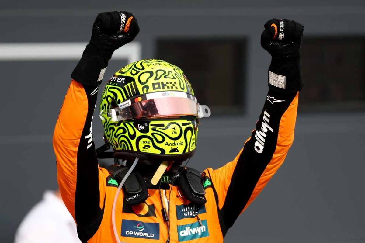 F1: Norris lidera 1-2 da McLaren e Bortoleto termina em sexto na Hungria; confira grid final