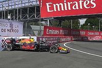 VIDEO: Pérez y su choque en la primera práctica en México