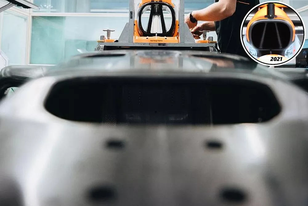 Chasis del McLaren MCL36 