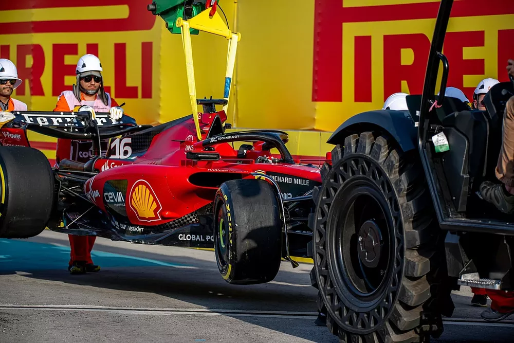 Charles Leclerc, Ferrari SF-23 crashes