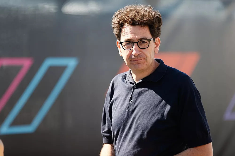 Mattia Binotto in the paddock