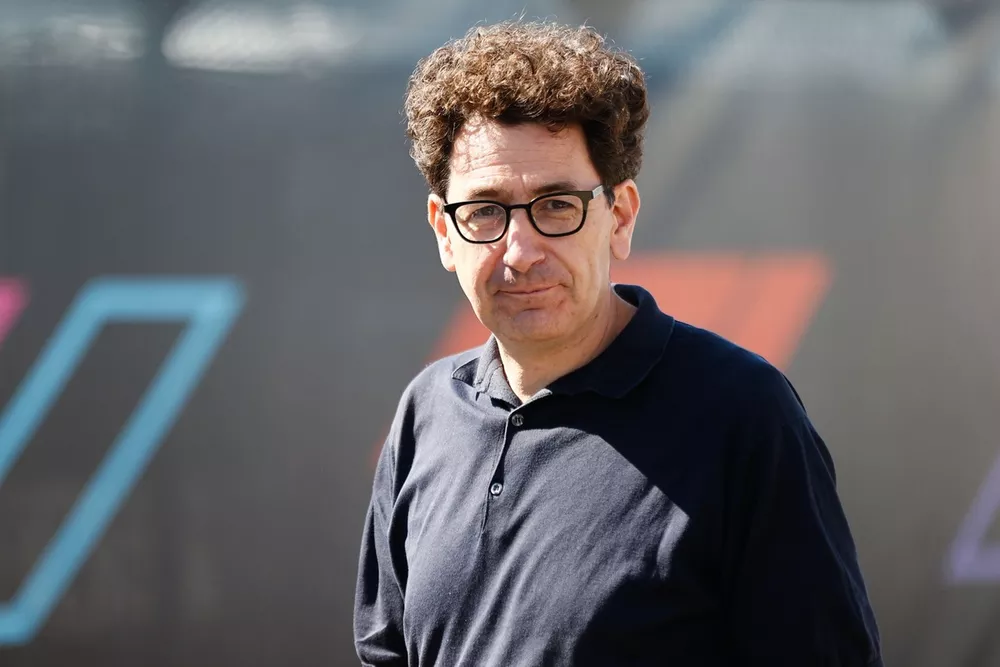 Mattia Binotto in the paddock