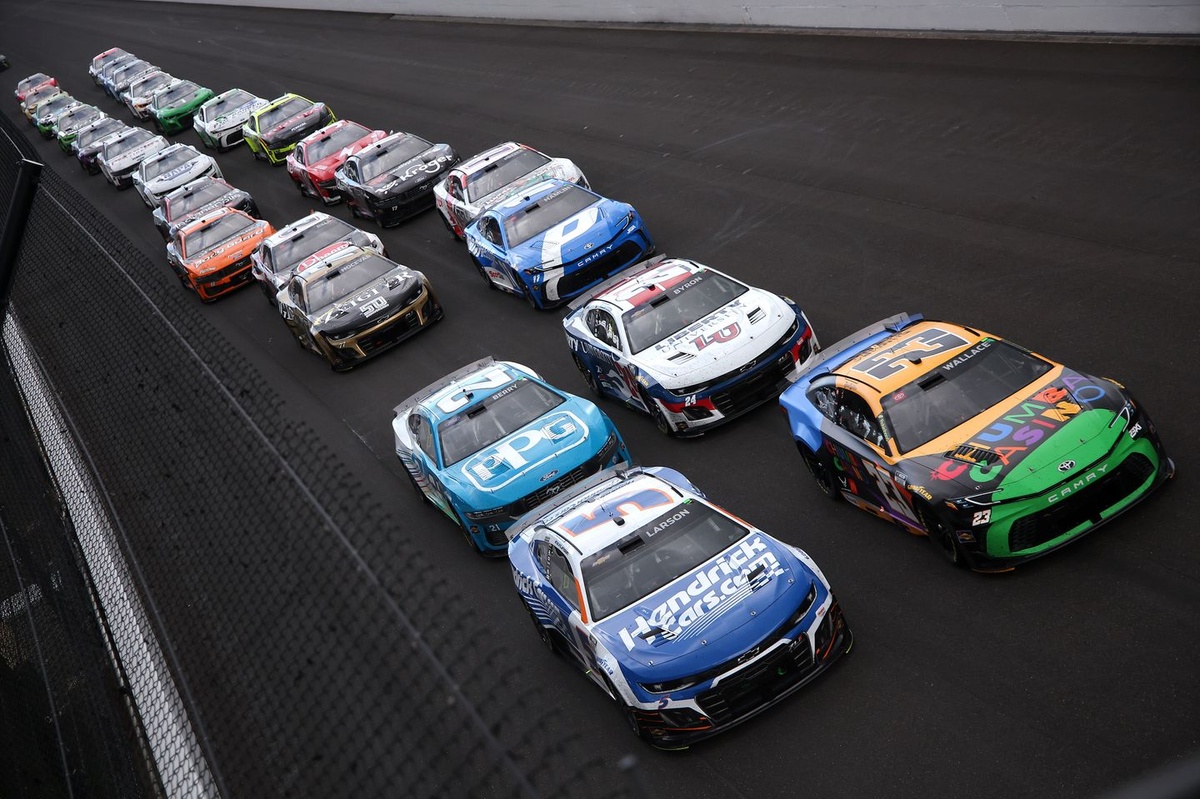 Kyle Larson in defeat: 