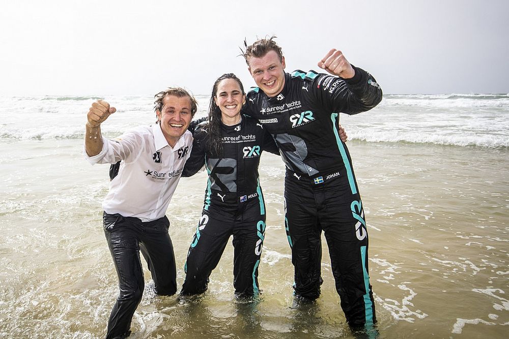 Nico Rosberg, founder and CEO, Rosberg X Racing and Molly Taylor, Johan Kristoffersson