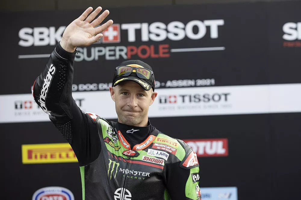 Il polesitter Jonathan Rea, Kawasaki Racing Team WorldSBK