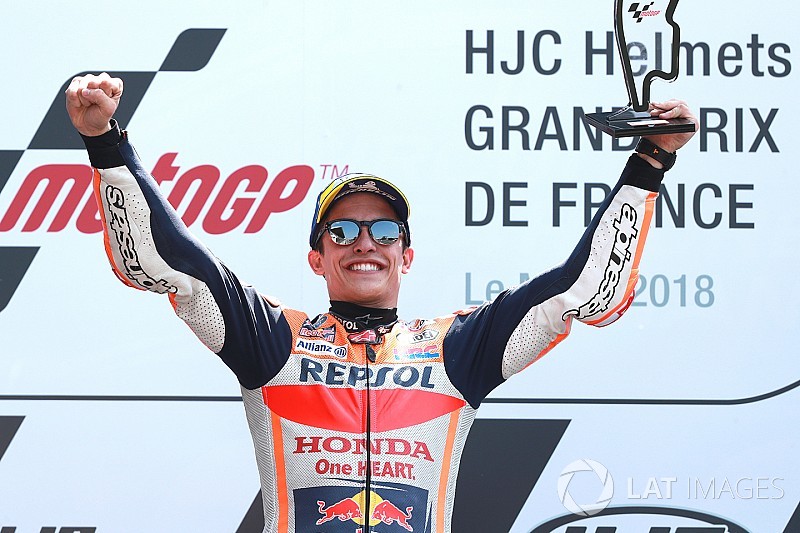 Le Mans MotoGP: Marquez wins, Dovizioso and Zarco crash Le Mans MotoGP: Marquez wins, Dovizioso and Zarco crash