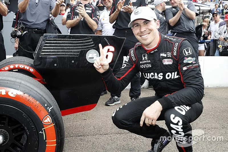 Polesitter Robert Wickens, Schmidt Peterson Motorsports Honda