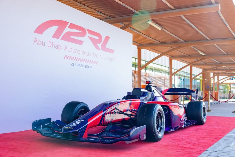A2RL car on display