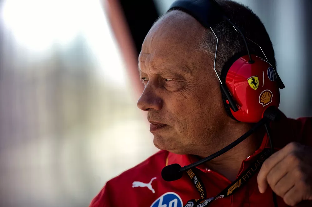 Frederic Vasseur, team principal et directeur g&eacute;n&eacute;ral de la Scuderia Ferrari