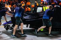 Fotos: así quedó el Williams de Colapinto tras el accidente en Las Vegas