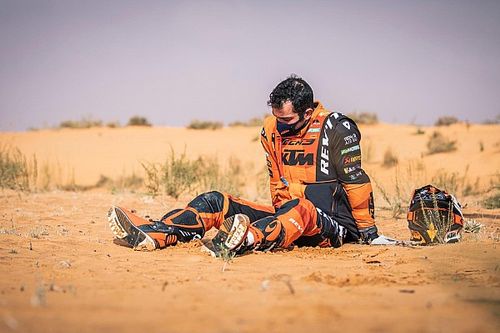 Petrucci pierde sus pertenencias y con ellas sus esperanzas en el Dakar 2022