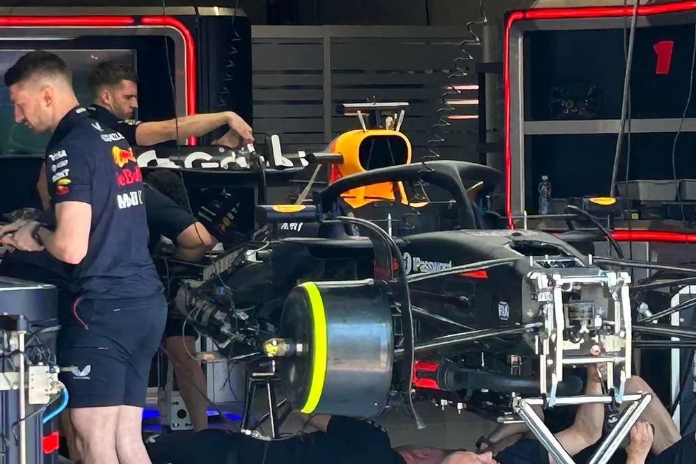 Red Bull Racing car detail