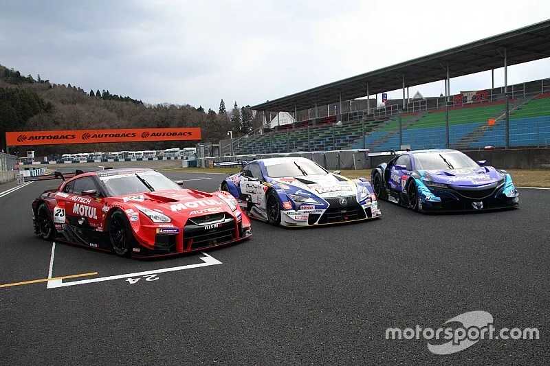 #23 MOTUL SUTECH GT-R、#37 KeePer TOM'S LC500、#1 RAYBRIG NSX-GT