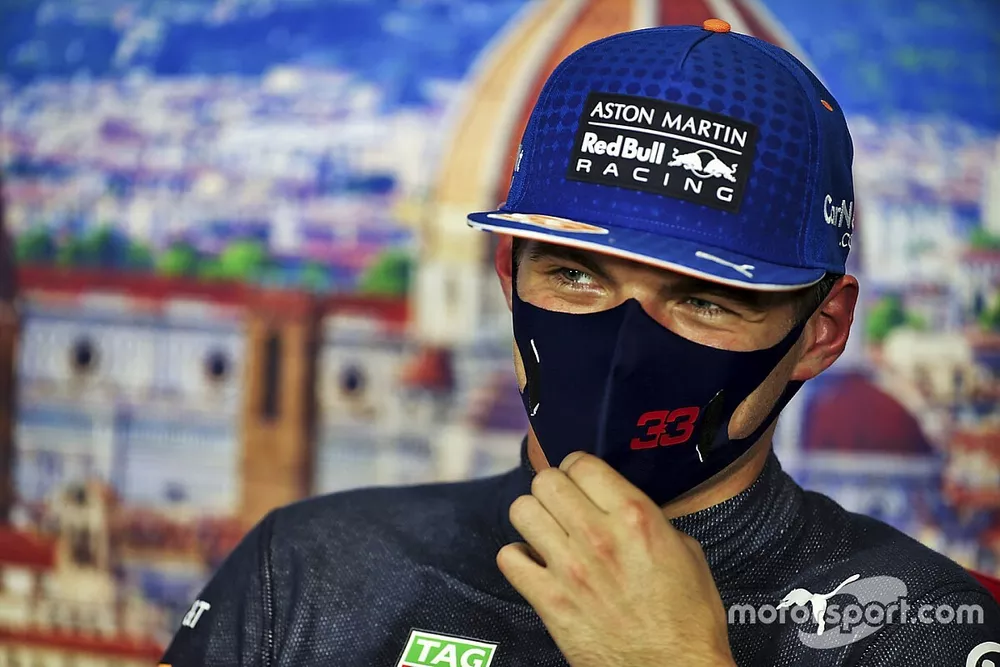 Max Verstappen, Red Bull Racing in the press conference