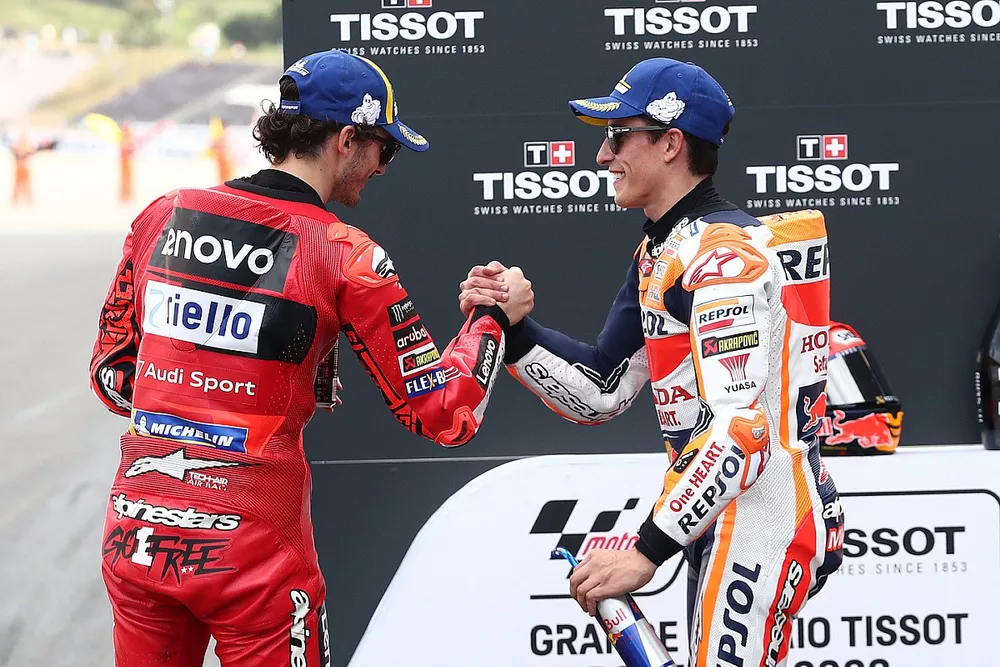Francesco Bagnaia, Ducati Team Marc Marquez, Repsol Honda Team 