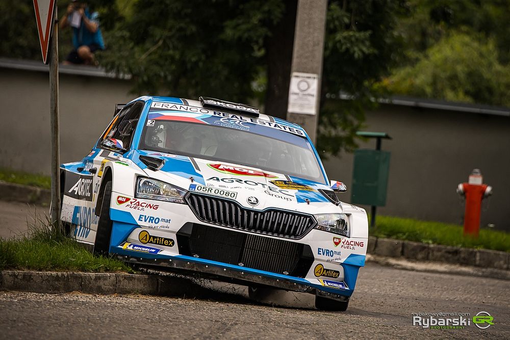 Jan Kopeck&yacute;, Jan Hlou&scaron;ek, Skoda Fabia Rally2 evo