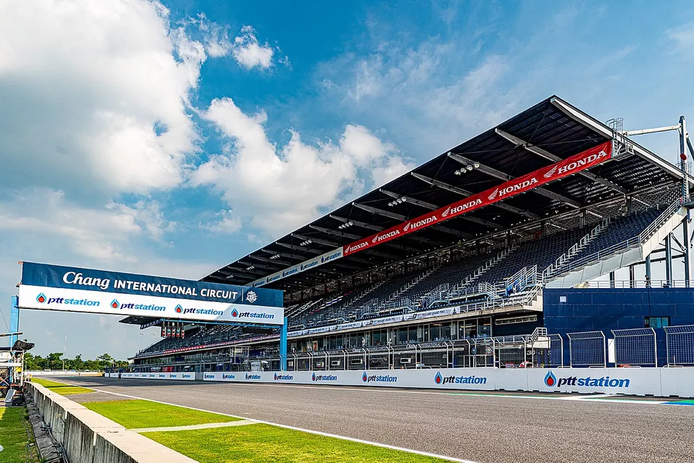 La ligne droite principale du circuit de Buriram