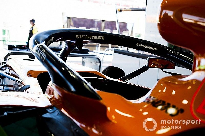 Car of Lando Norris, McLaren MCL34 