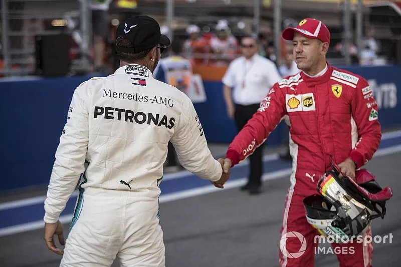 Lewis Hamilton, Mercedes AMG F1, Sebastian Vettel, Ferrari
